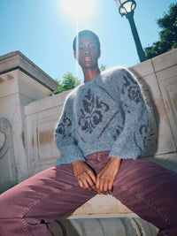 Daya Mohair Knit Dove
