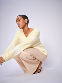 Welma Gradient Knit French Vanilla