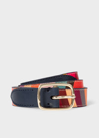 Leather 'Swirl' Belt