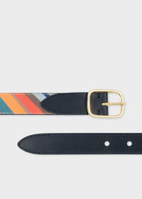 Leather 'Swirl' Belt