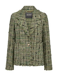 Dorah Boucle Blazer Zephyr Green