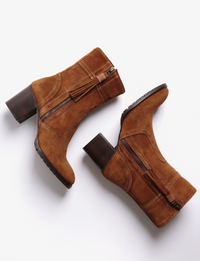 Fina Suede Tassel Boot Peat
