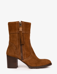 Fina Suede Tassel Boot Peat
