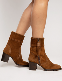 Fina Suede Tassel Boot Peat
