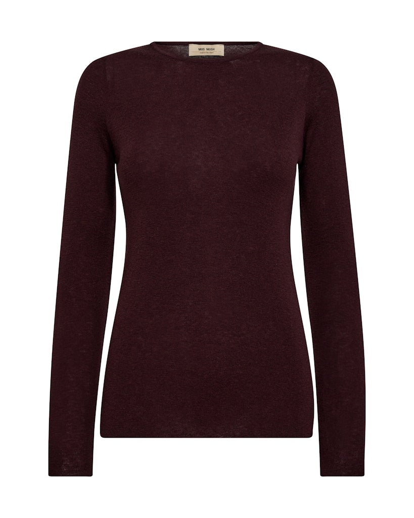 Bouch Round Neck Knit Fudge