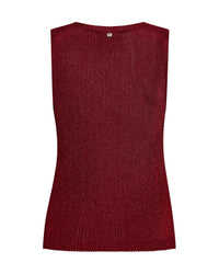 Relena Imanja Knit Top Red