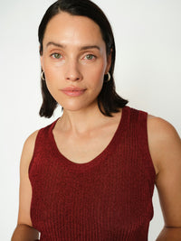 Relena Imanja Knit Top Red