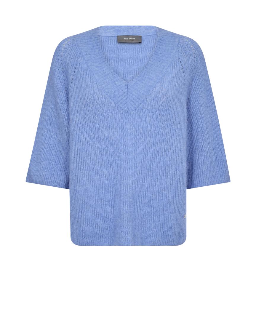 Taci V-Neck Knit Hydrangea
