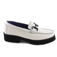 White Leather Loafer