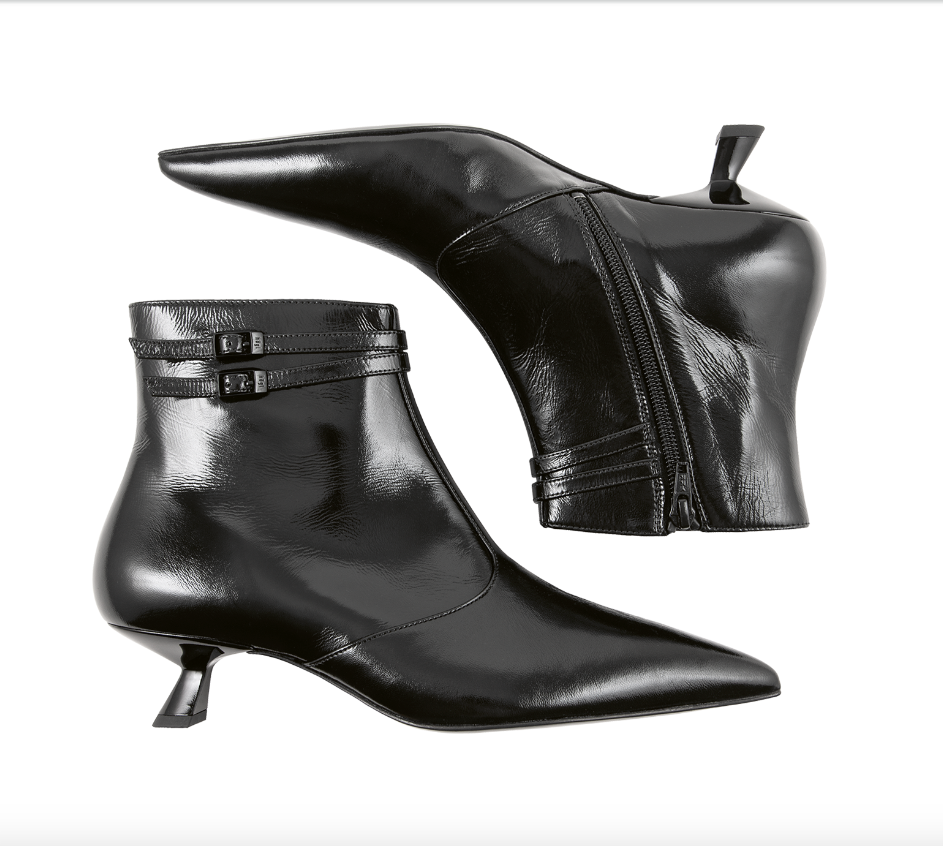 Alea Kitten Heel Boot Black
