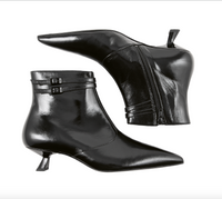 Alea Kitten Heel Boot Black