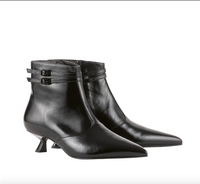 Alea Kitten Heel Boot Black