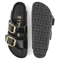 Arizona Big Buckle High Shine Black Leather