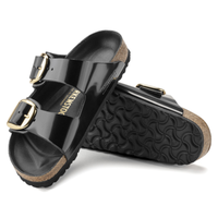 Arizona Big Buckle High Shine Black Leather