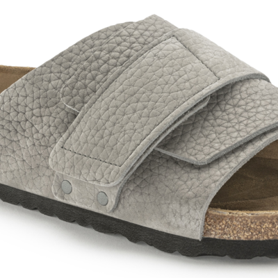 Kyoto Nubuck Leather Sandal Whale Grey MENS COLLECTION