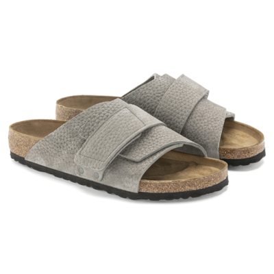 Kyoto Nubuck Leather Sandal Whale Grey MENS COLLECTION