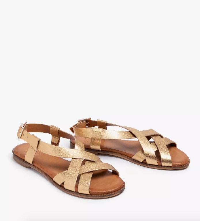 Buttercup Leather Sandal Gold