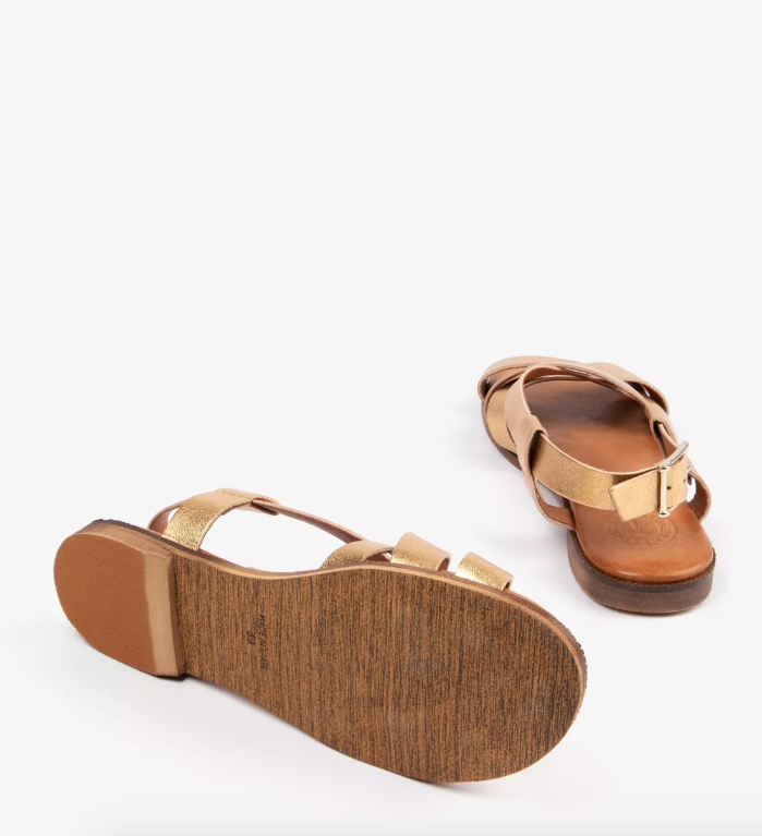 Buttercup Leather Sandal Gold