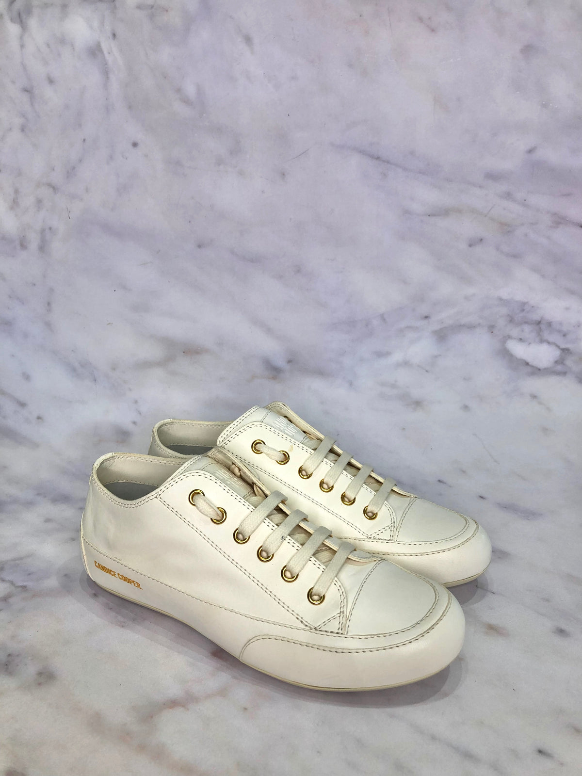 Rock Leather Trainers Pannacota