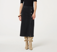 Carmel Denim Skirt Washed Black