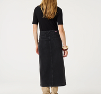 Carmel Denim Skirt Washed Black