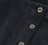 Carmel Denim Skirt Washed Black