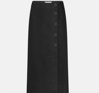 Carmel Denim Skirt Washed Black
