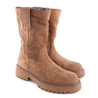 Wien Chestnut Suede Shearling Lined Boot