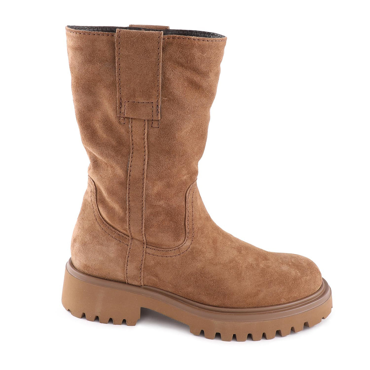 Wien Chestnut Suede Shearling Lined Boot