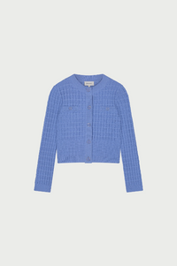 Chin Cardigan French Blue