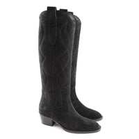 Colorado Tall Black Suede Western Boot