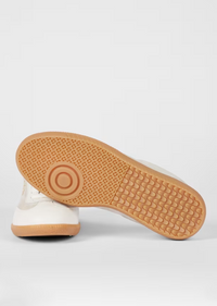 Como Ecru Leather Trainers