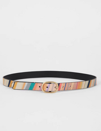 Dusky Swirl Leather belt