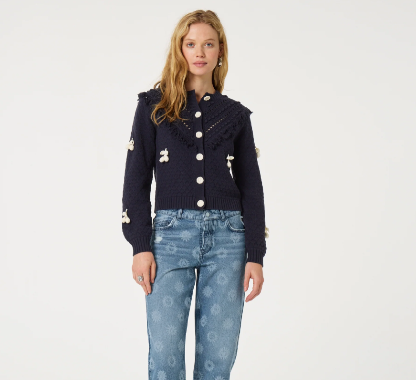 Frido Cardigan Midnight Blue