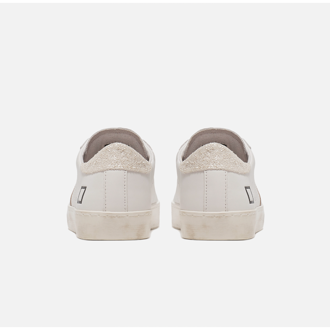 Hill Low Leather Trainers White Ivory