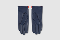 Leather Gloves Navy Daisy
