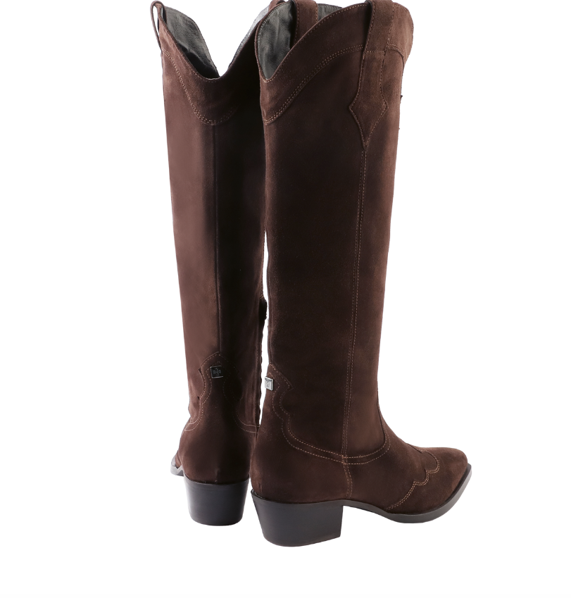 Marcie Chocplum Knee High Western Boot