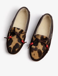Moccasin Tortoiseshell Wool-lined Slipper SALE
