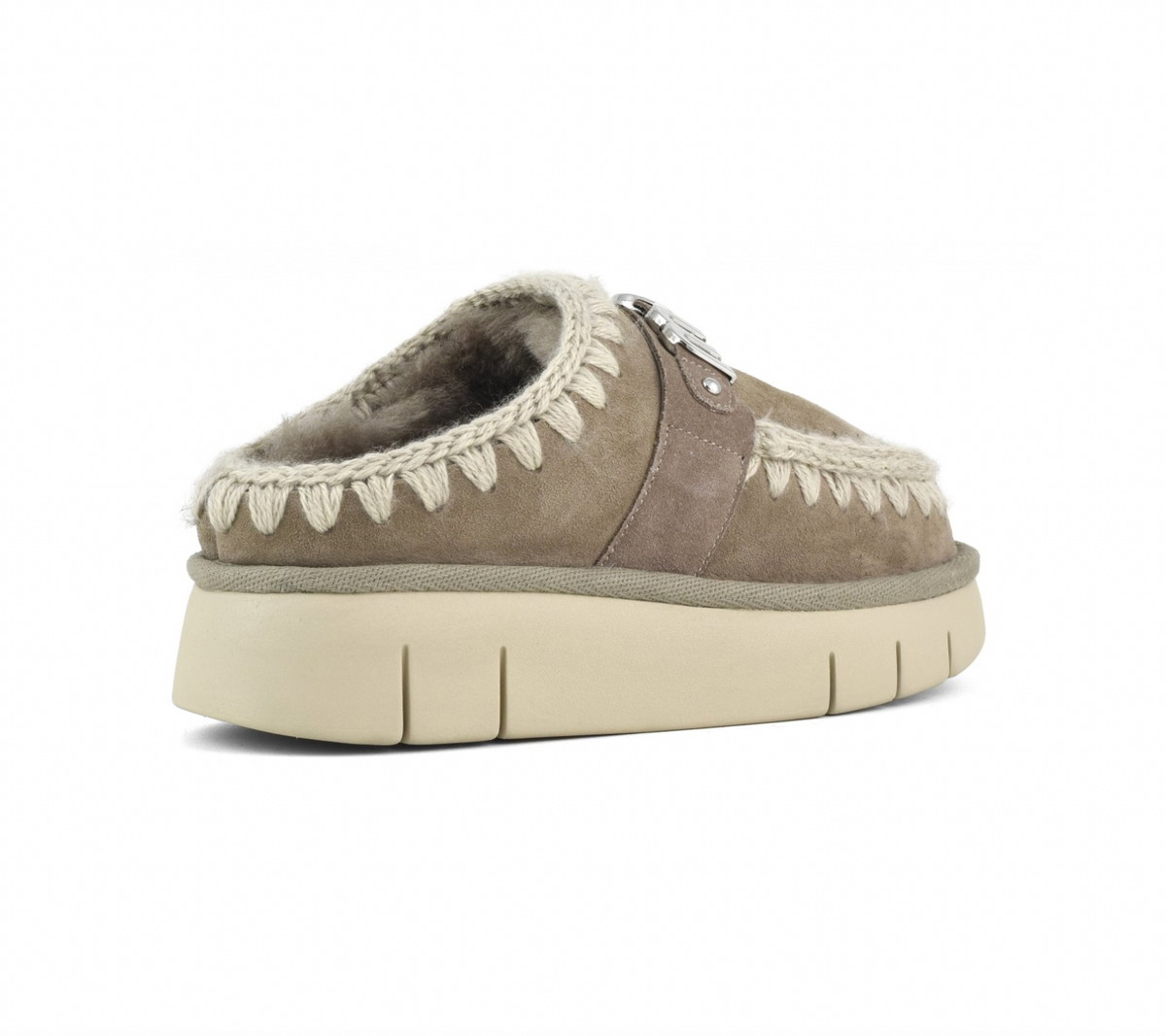 Bounce Eskimo Stitch Clog Elephant Grey