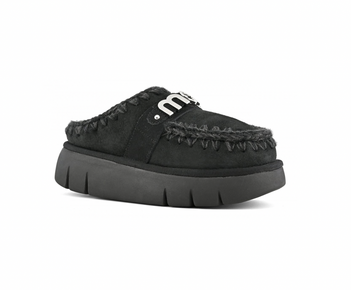Bounce Eskimo Stitch Clog Black