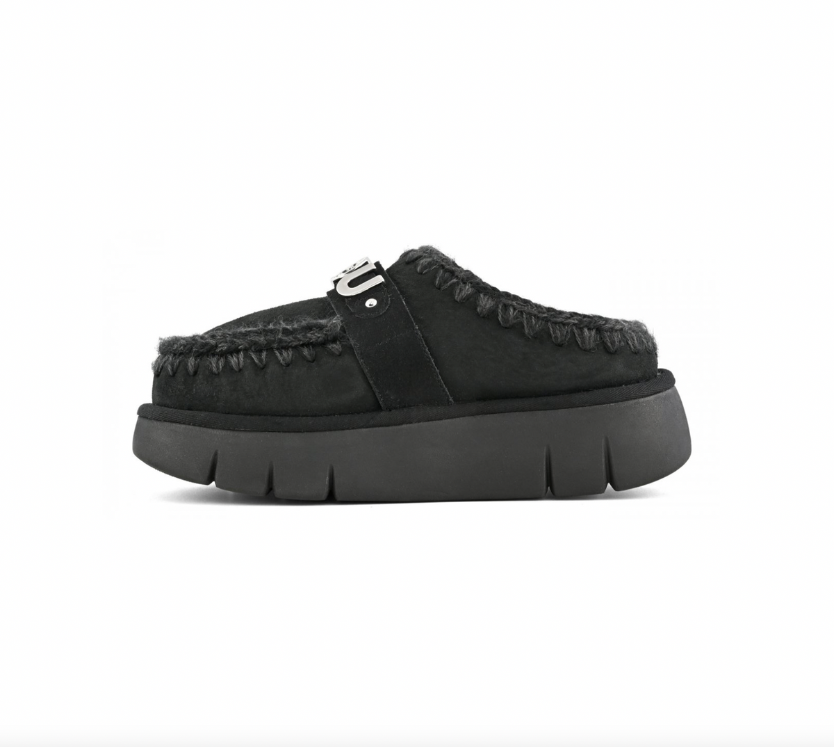 Bounce Eskimo Stitch Clog Black