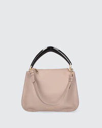 MY-BEST BAG Taupe Leather Handbag