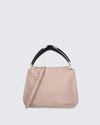 MY-BEST BAG Taupe Leather Handbag