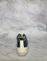 Rock Leather Trainers Navy