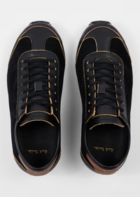 Maltese Black Suede Trainer
