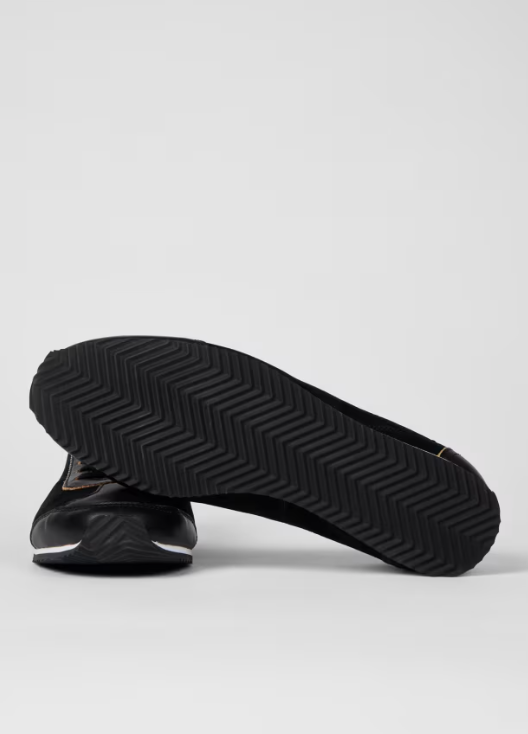 Maltese Black Suede Trainer