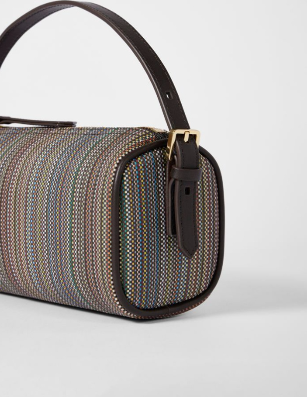 Women's Pochette Signature Stripe