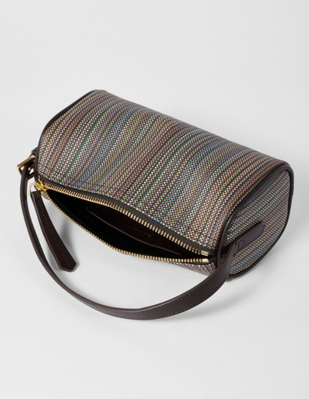Women's Pochette Signature Stripe