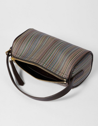 Women's Pochette Signature Stripe
