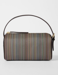 Women's Pochette Signature Stripe